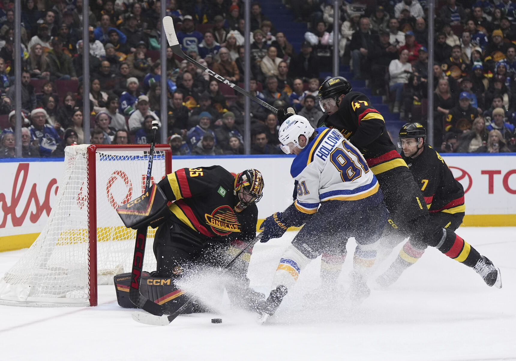 Proven again during OT win over Canucks, Dylan Holloway has been one of Blues’ best surprises